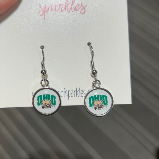 CUSTOM ORDER: Half inch stainless steel pendant earrings