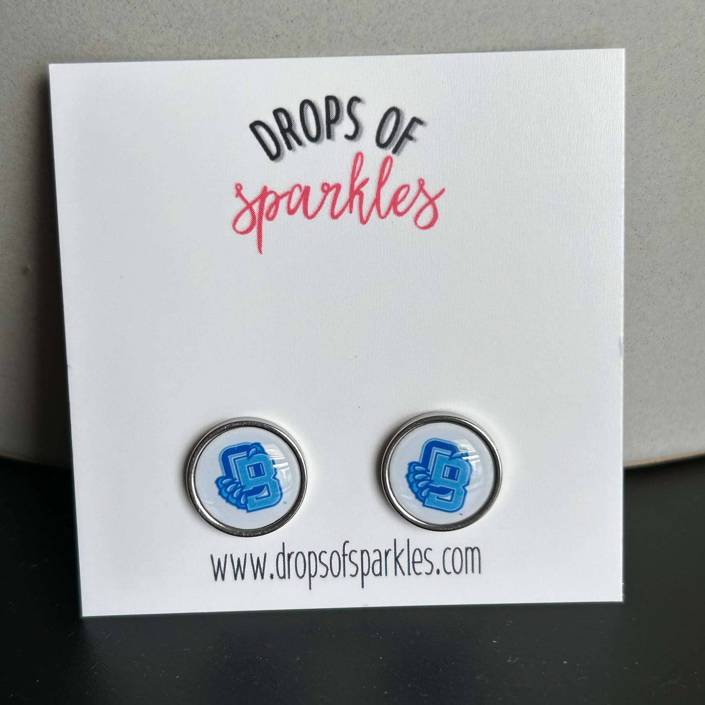 Berlin Middle School stud earrings *BMS Fundraiser*