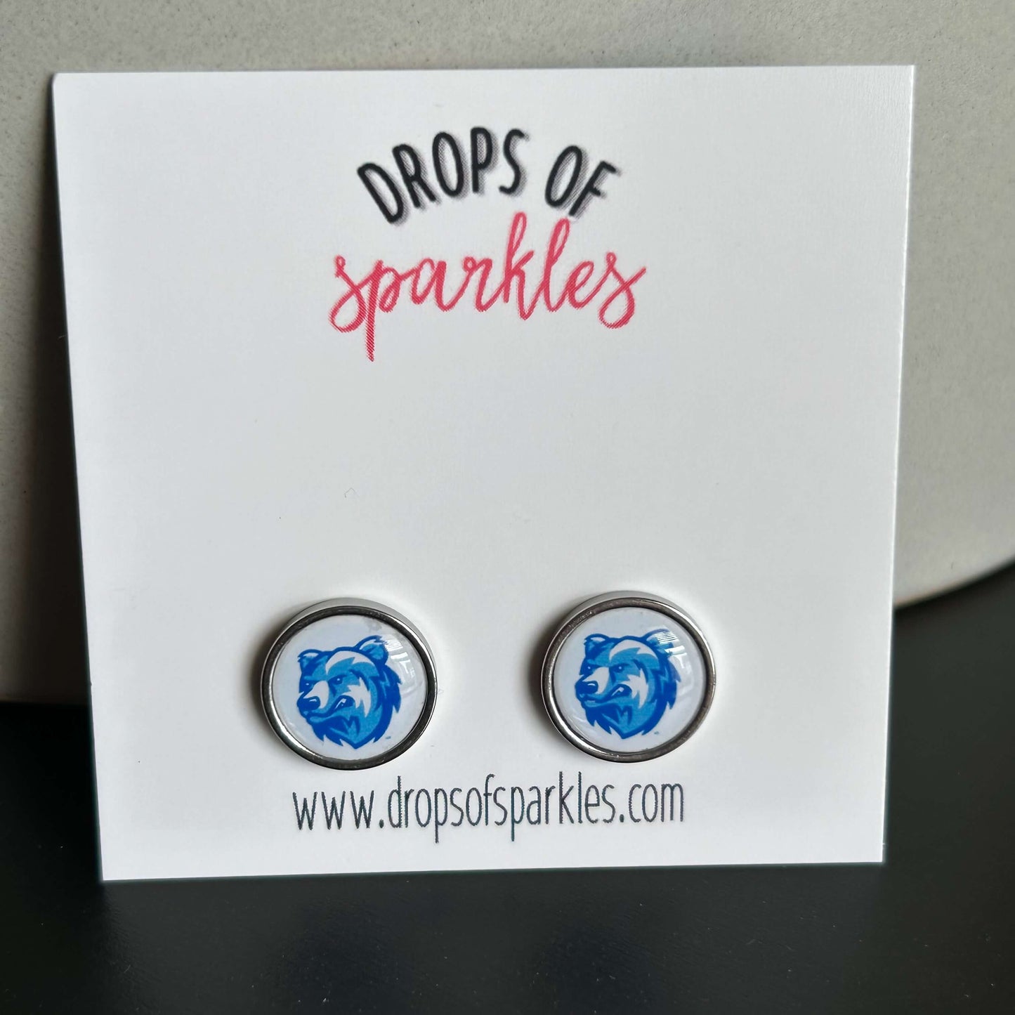 Berlin Middle School stud earrings *BMS Fundraiser*