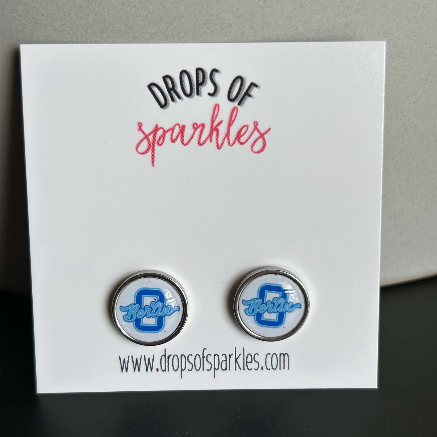 Berlin Middle School stud earrings *BMS Fundraiser*
