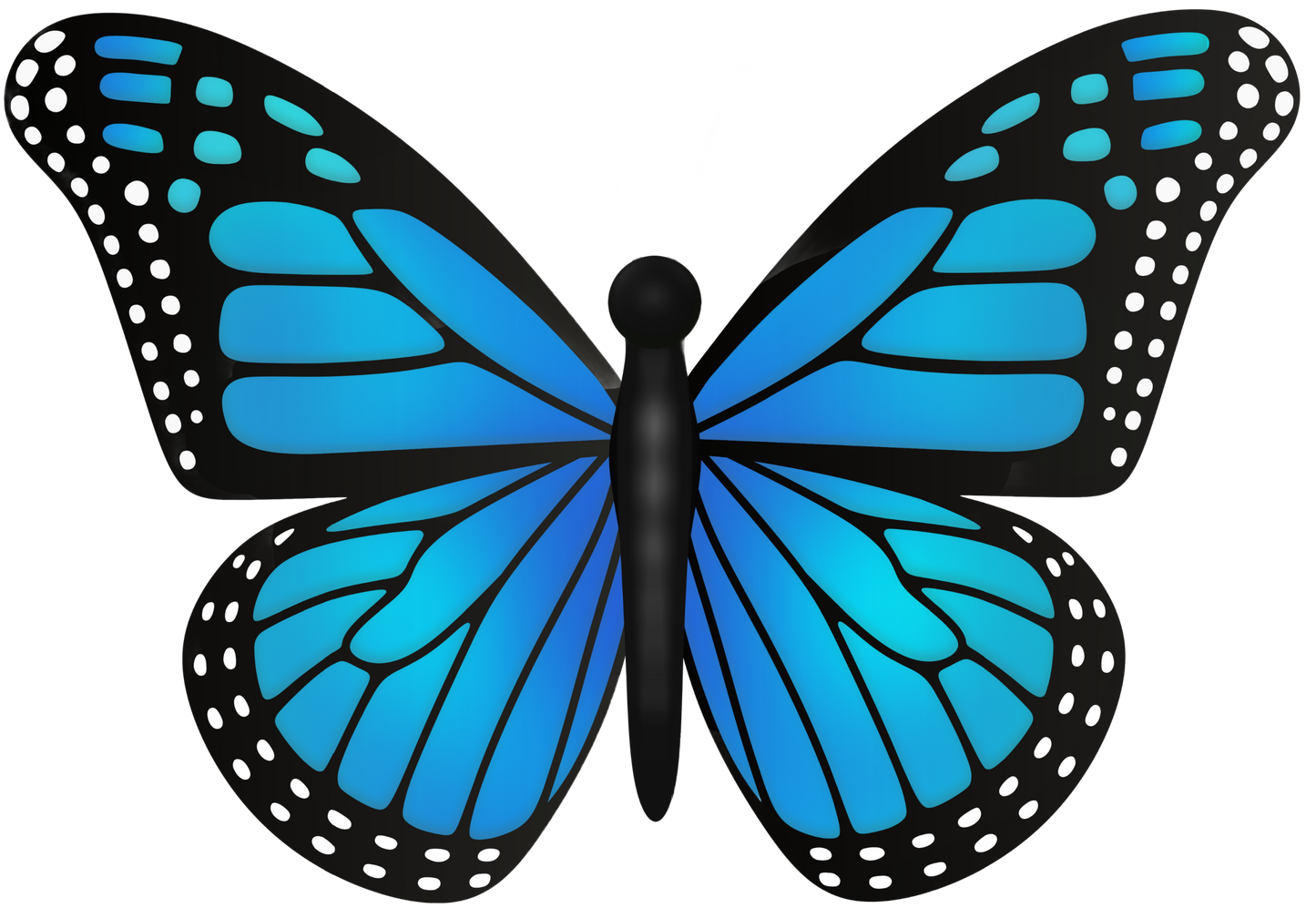 Butterfly stud earrings