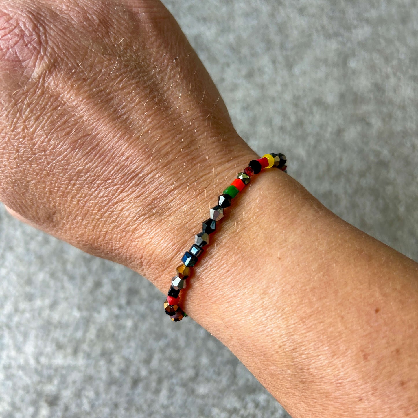 Beaded stretch bracelets