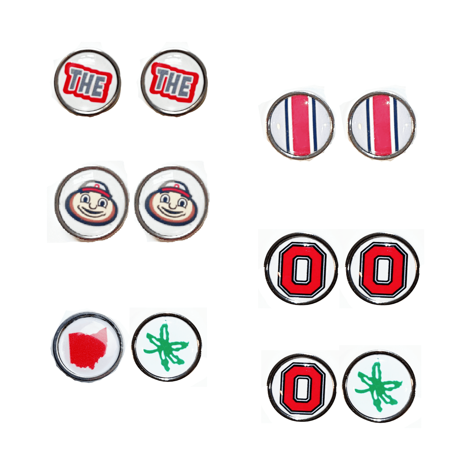 THE Ohio stud earring collection