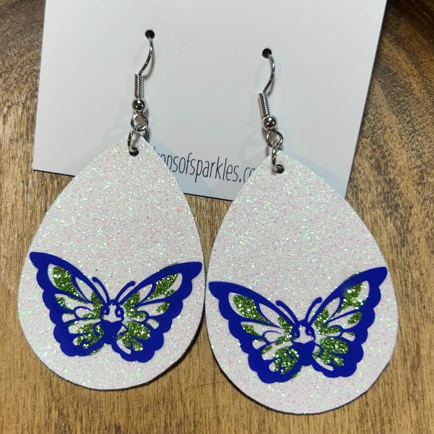 Olentangy - ELEMENTARY SCHOOLS faux leather dangle earrings