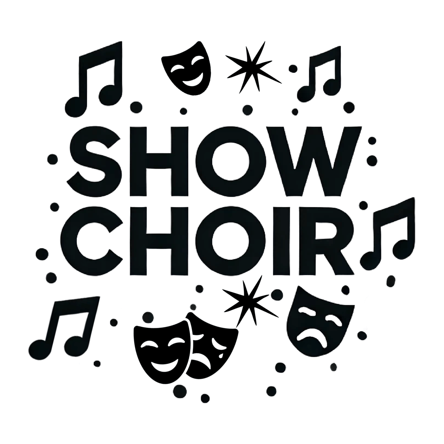 Show Choir/Theater/Music studs and pendants