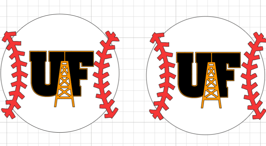 CUSTOM TEAM Baseball faux leather earrings