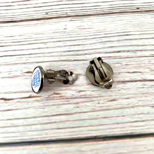 Clip-on custom studs earrings