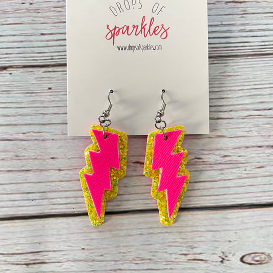 CUSTOM ORDER: 2 layer custom faux leather earrings (no customized vinyl/letters/numbers)