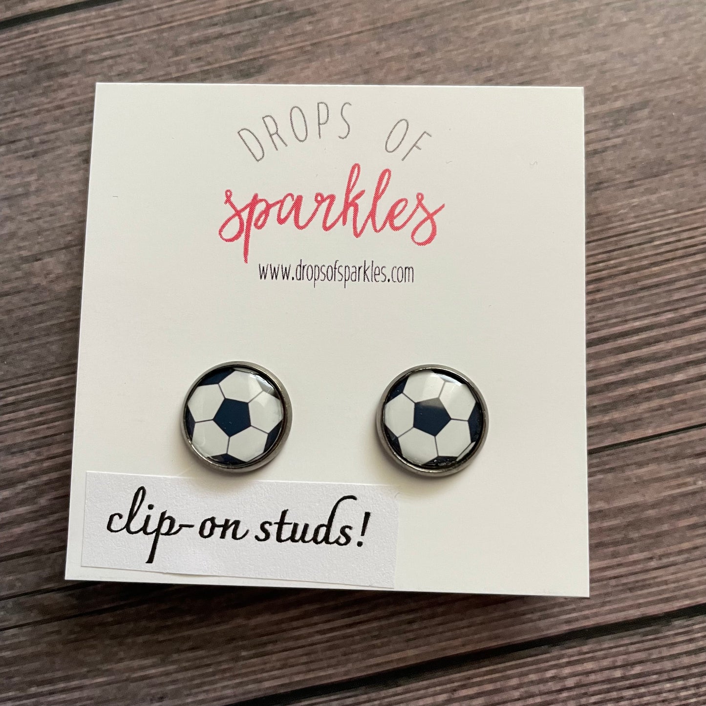 Clip-on custom studs earrings