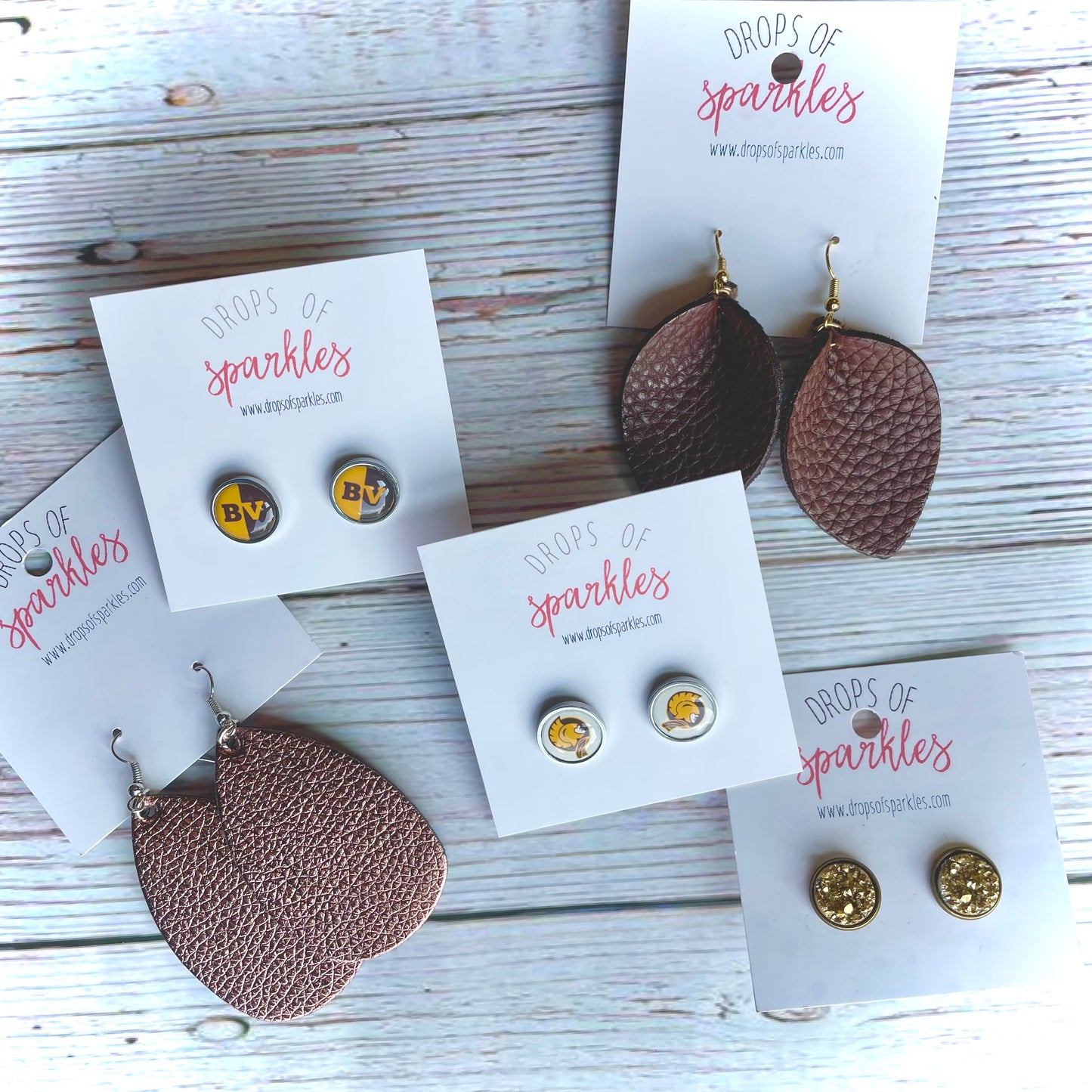 Buckeye Valley schools stud earrings