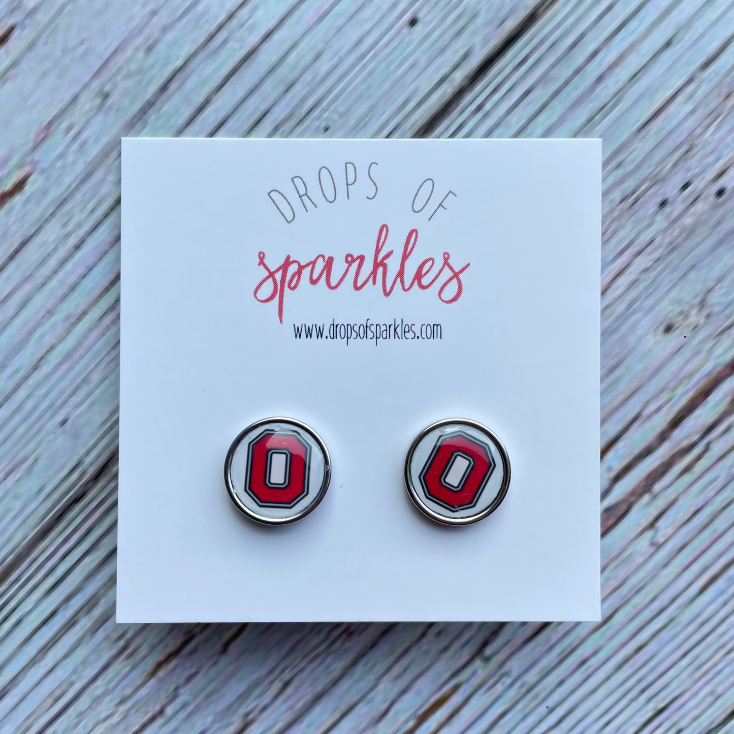 THE Ohio stud earring collection