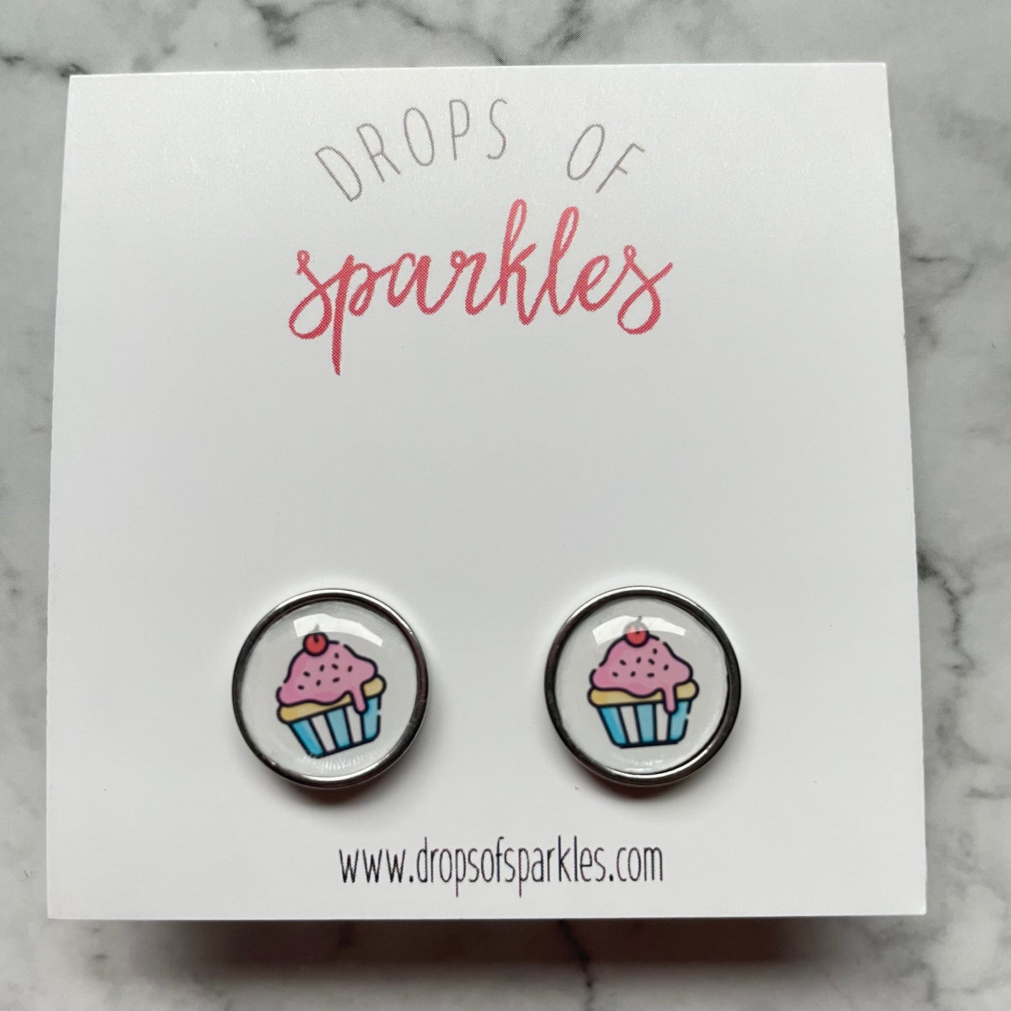 Unicorn/rainbow/cupcake/ice cream cone stud earrings