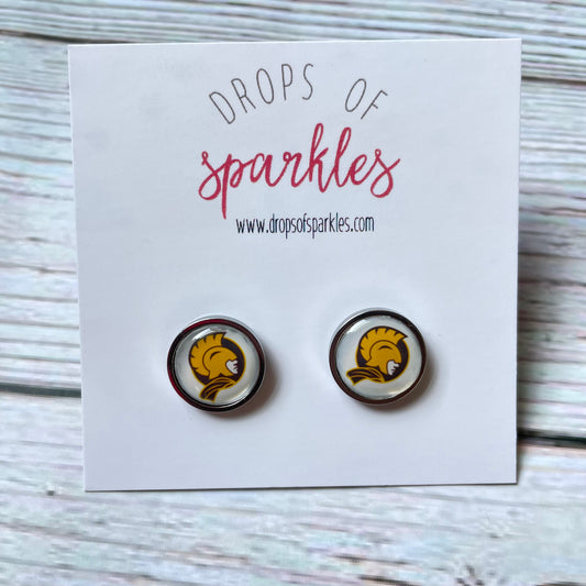 Buckeye Valley schools stud earrings