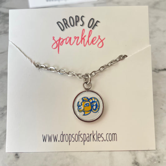 Olentangy - ELEMENTARY SCHOOLS silver pendant necklace