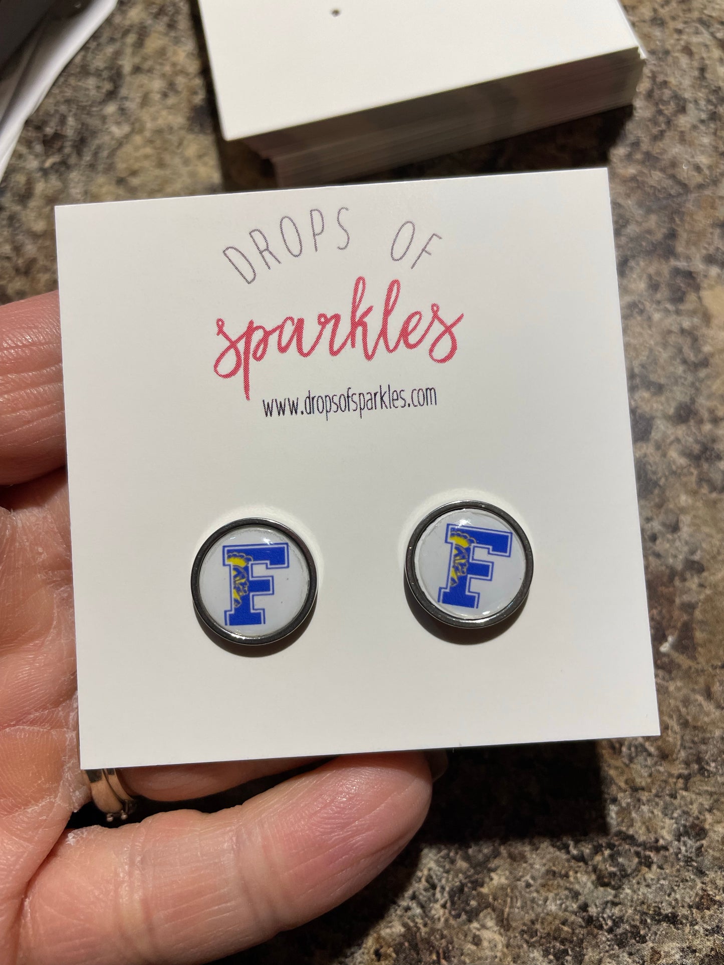 Custom stud earrings (Made to order!)