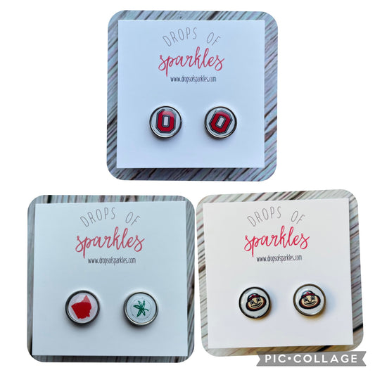 THE Ohio stud earring collection