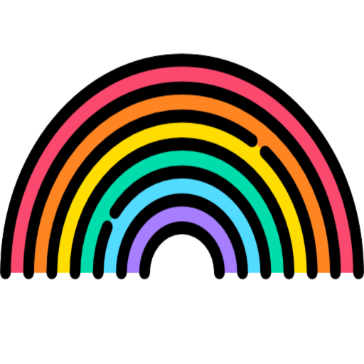 rainbows and unicorns pendant necklace