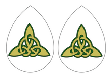 Load image into Gallery viewer, CUSTOM ORDER: (2 colors) single layer faux leather earrings
