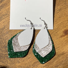 Load image into Gallery viewer, CUSTOM ORDER: 3 layer custom faux leather earrings
