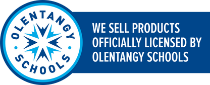 Olentangy MIDDLE SCHOOL faux leather dangle earrings