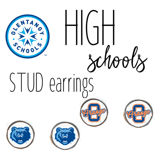 Olentangy - HIGH SCHOOL stud earrings