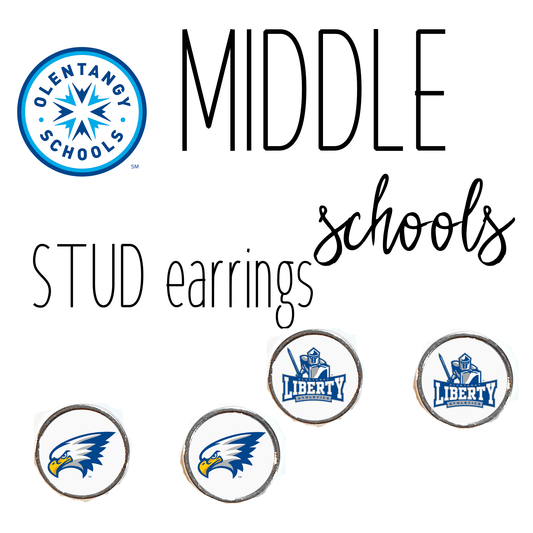 Olentangy MIDDLE SCHOOL stud earrings
