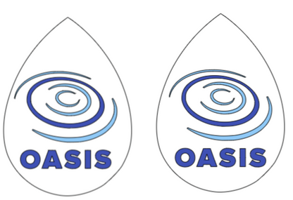 Olentangy Oasis faux leather earrings