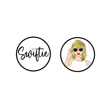 Mix and match Taylor Swift stud earrings - 1 pair