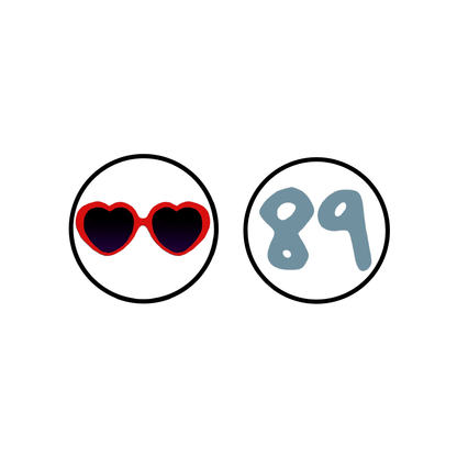 Mix and match Taylor Swift stud earrings - 1 pair