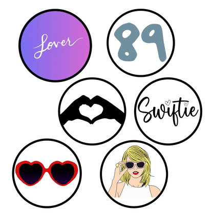 Mix and match Taylor Swift stud earrings 3 pack