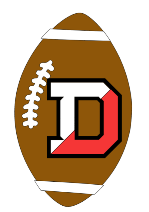 CUSTOM ORDER: FOOTBALLS (3+ color logo) single layer faux leather earrings