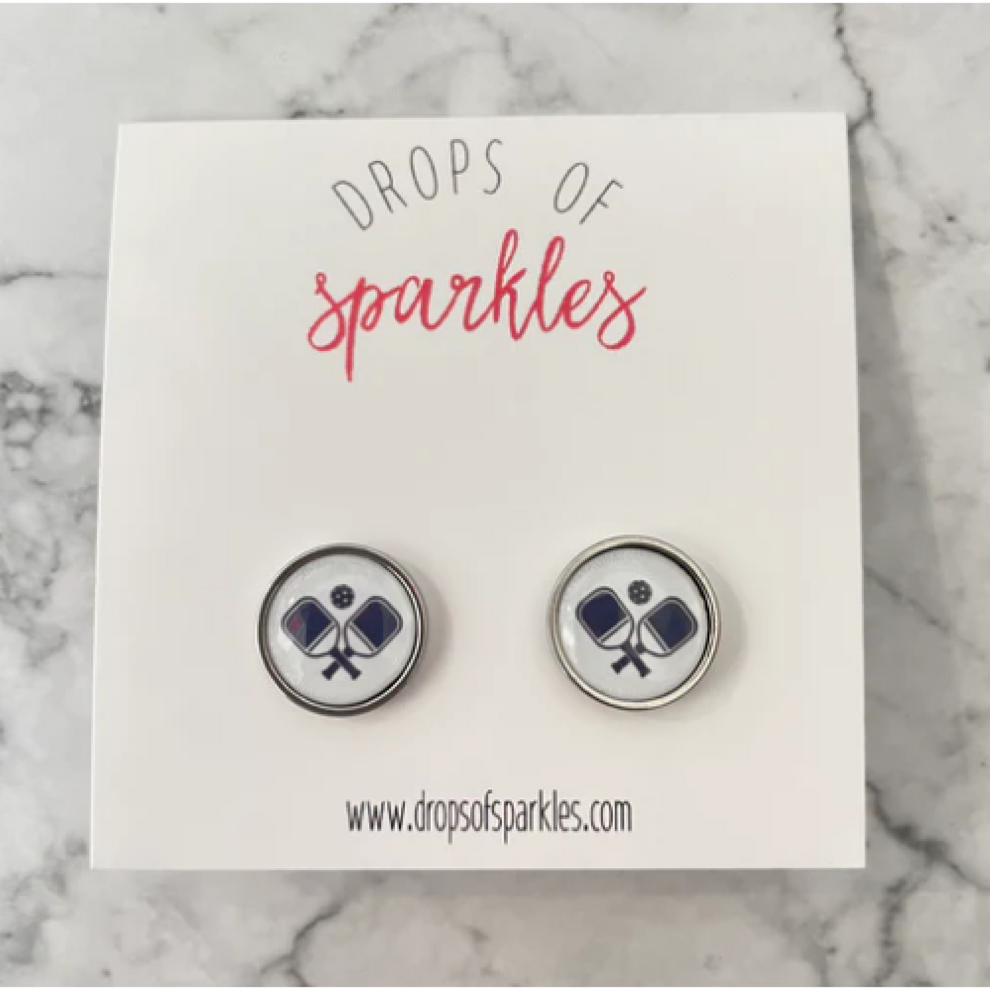 Sports studs earrings