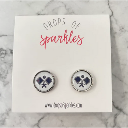 Sports studs earrings