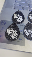Load and play video in Gallery viewer, CUSTOM ORDER: (1 color/intricate logo) single layer faux leather earrings
