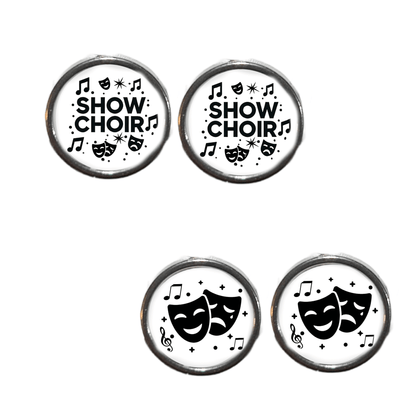 Show Choir/Theater/Music studs and pendants