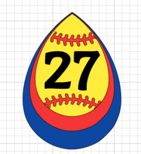 Load image into Gallery viewer, CUSTOM ORDER: 3 layer + 2 color vinyl faux leather earrings
