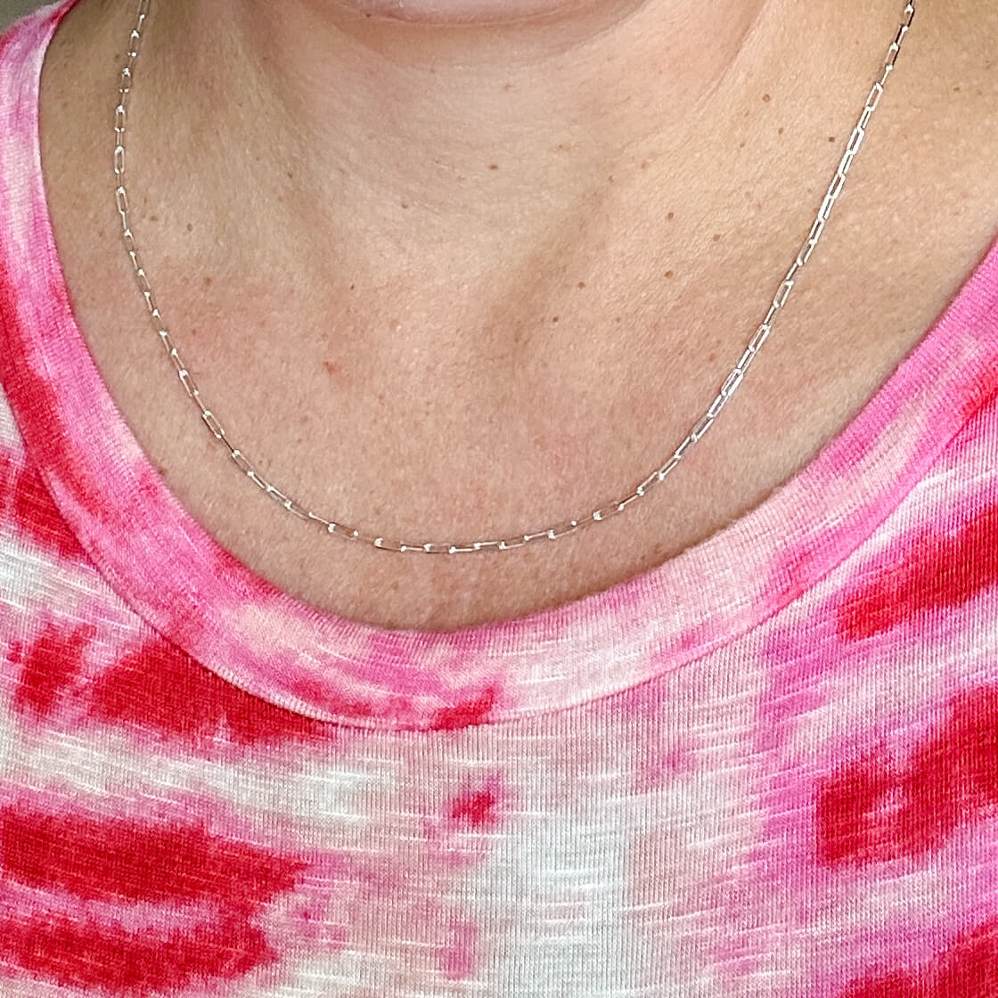 925 Sterling Silver 18" chain necklaces