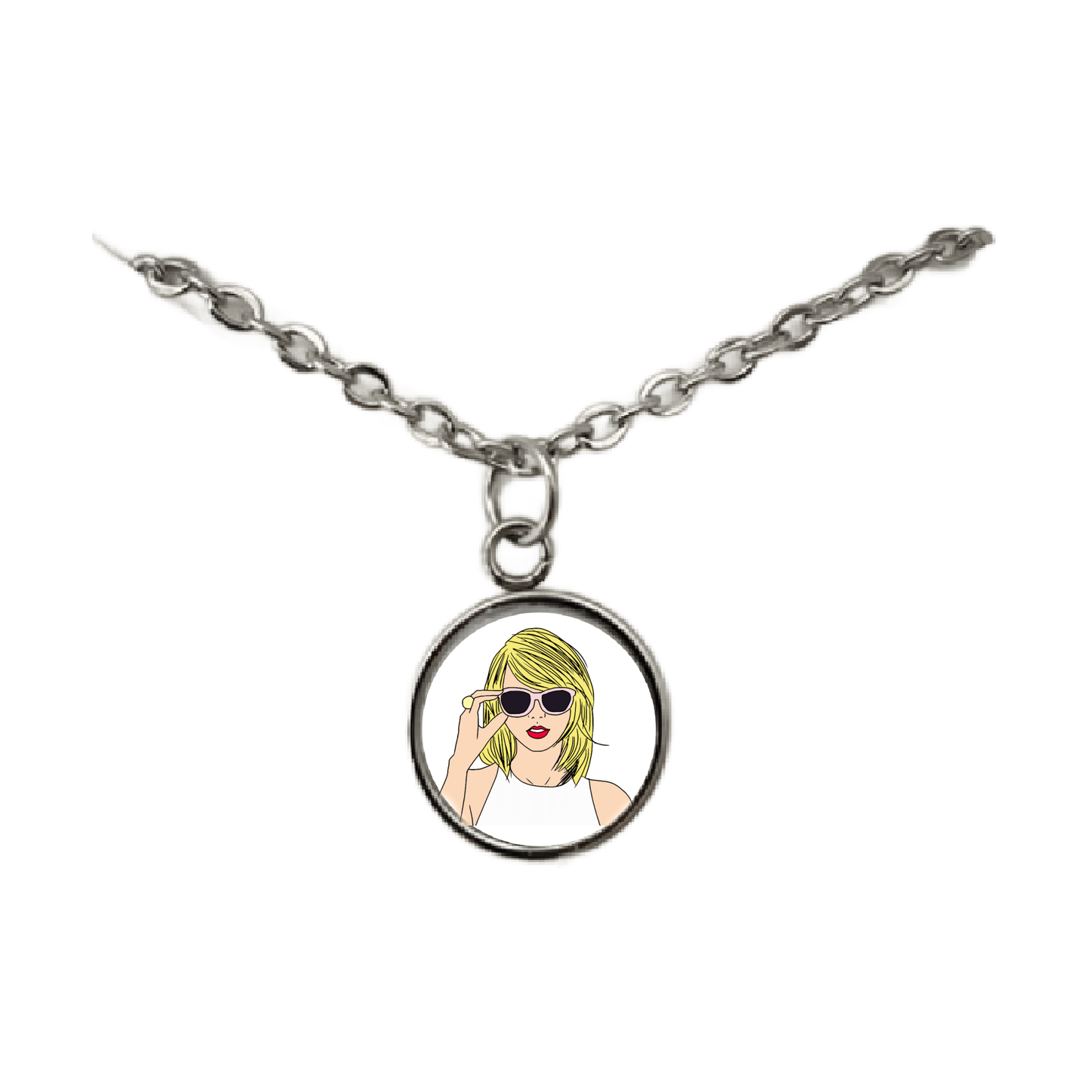 taylor swift choose your image pendant necklace