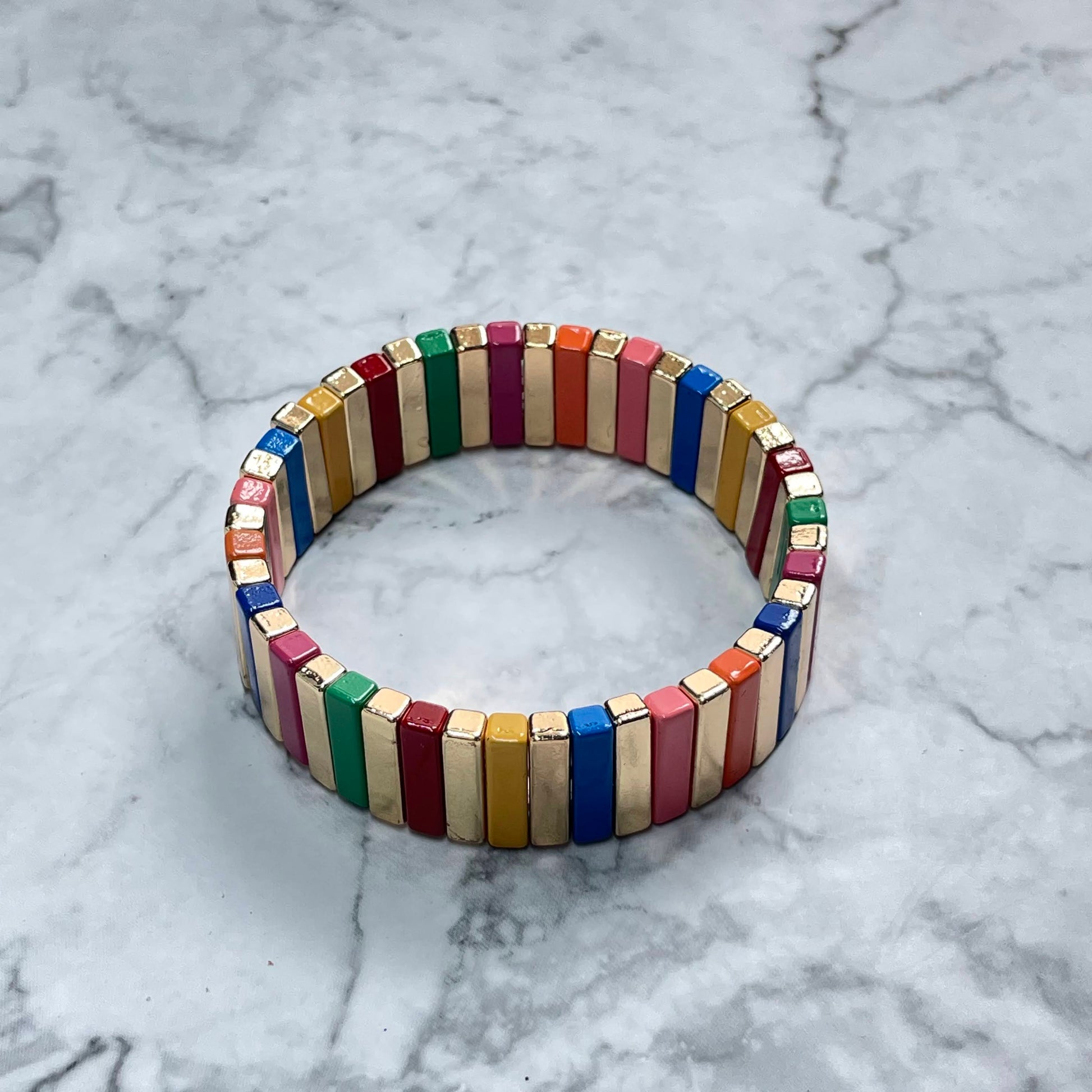 stretchy tile bracelets