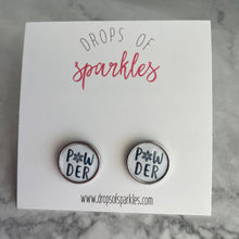 Load image into Gallery viewer, snow ski collection stud earrings
