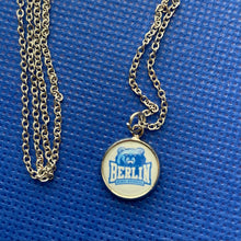 Load image into Gallery viewer, Olentangy HIGH SCHOOL logo pendant silver necklace

