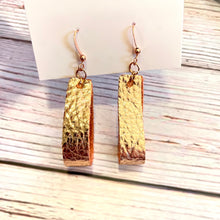 Load image into Gallery viewer, Genuine leather loop earrings
