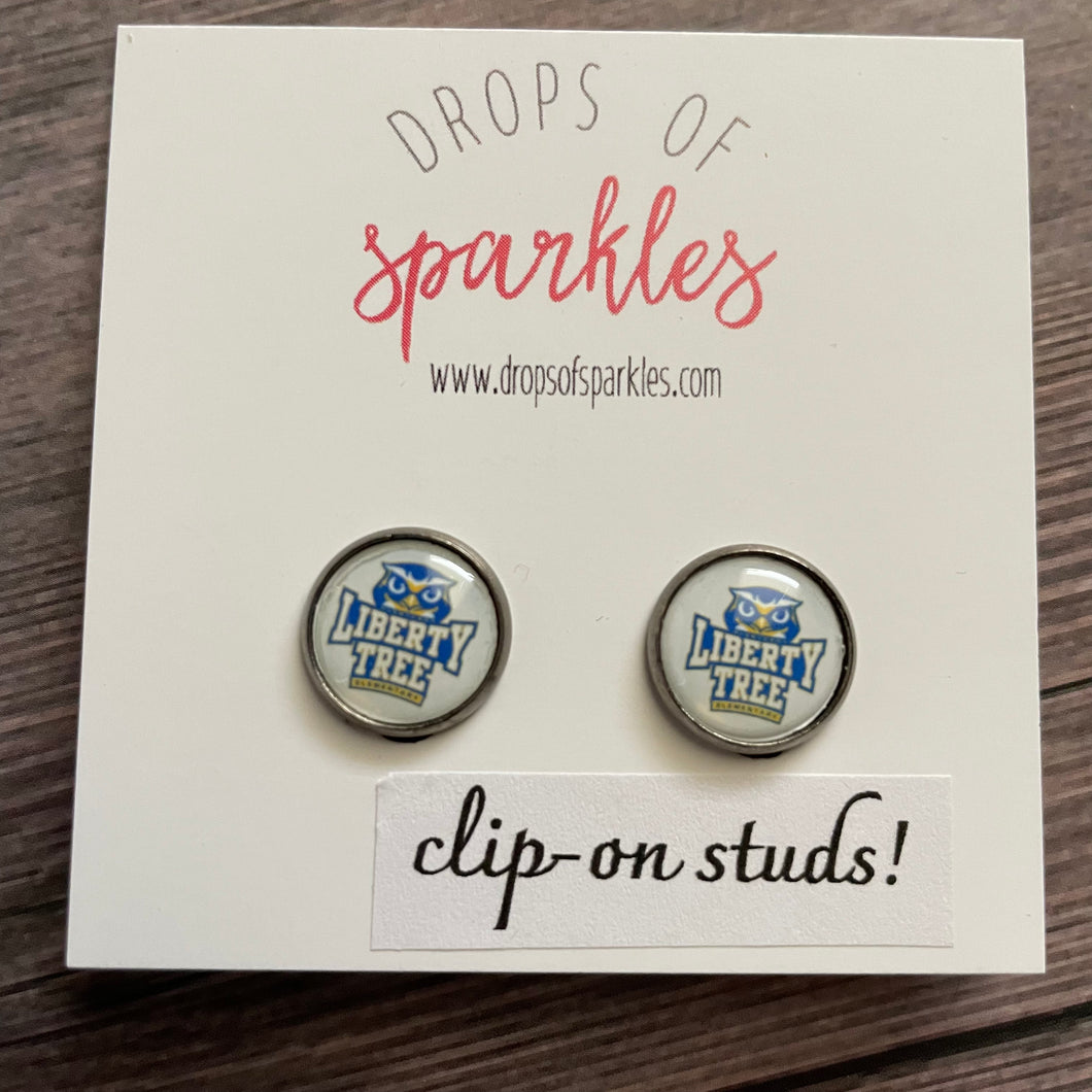 Clip-on custom studs earrings