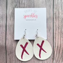 Load image into Gallery viewer, CUSTOM ORDER: (1 color) single layer faux leather earrings
