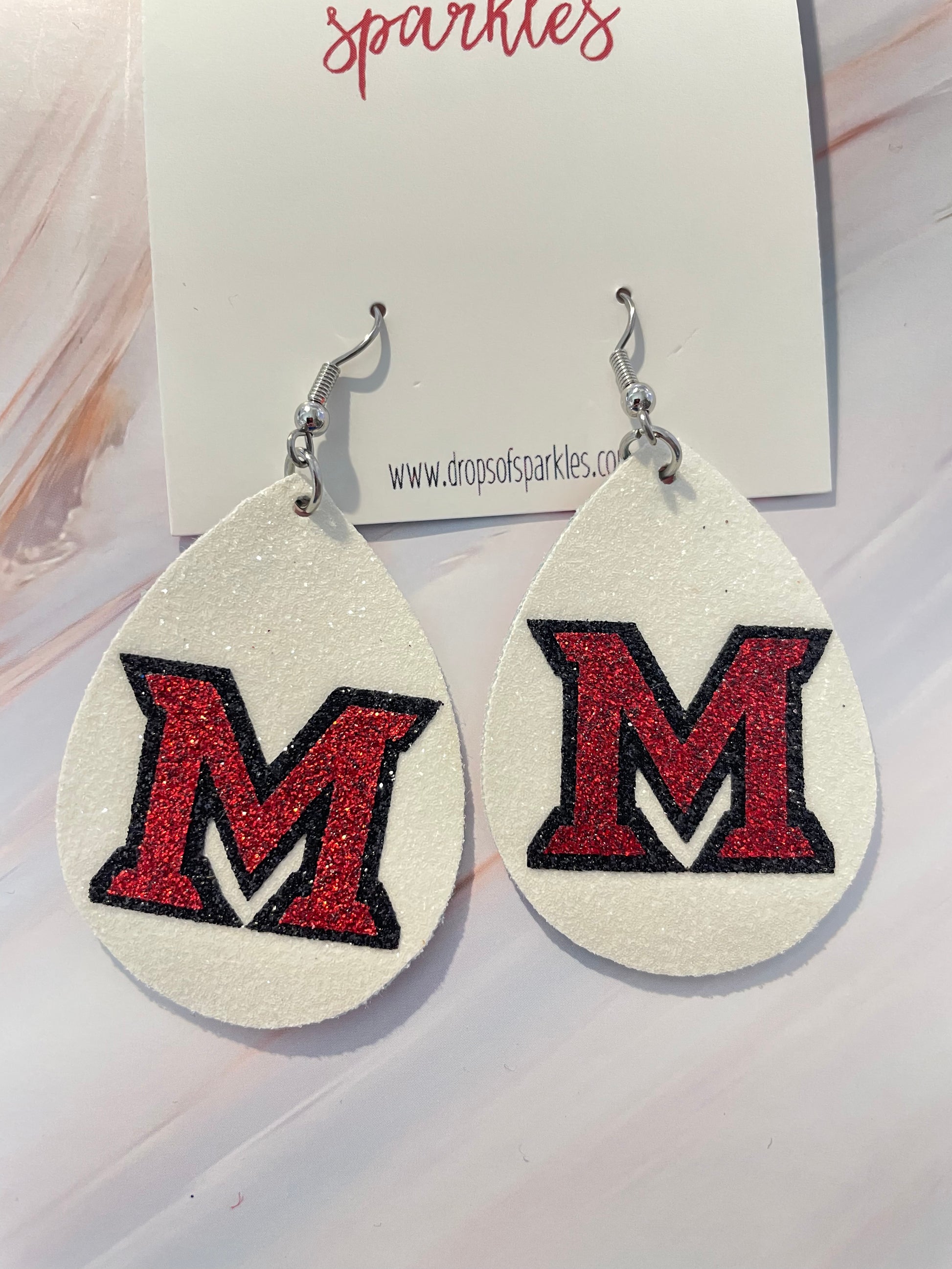 miami of ohio miami university dangle earrings