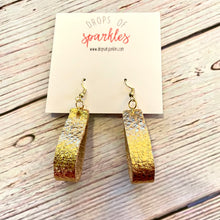 Load image into Gallery viewer, Genuine leather loop earrings

