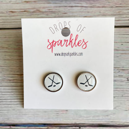 Sports studs earrings