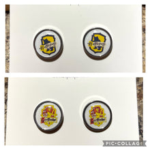 Load image into Gallery viewer, Harry Potter four houses stud earrings
