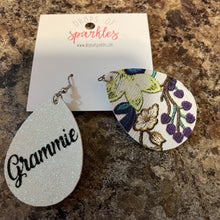 Load image into Gallery viewer, CUSTOM ORDER: (1 color) single layer faux leather earrings
