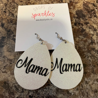 CUSTOM ORDER: (1 color) single layer faux leather earrings